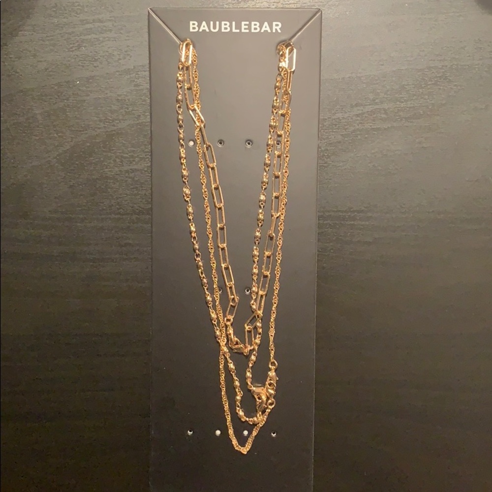 Baublebar Diviana Layered Y-chain necklace